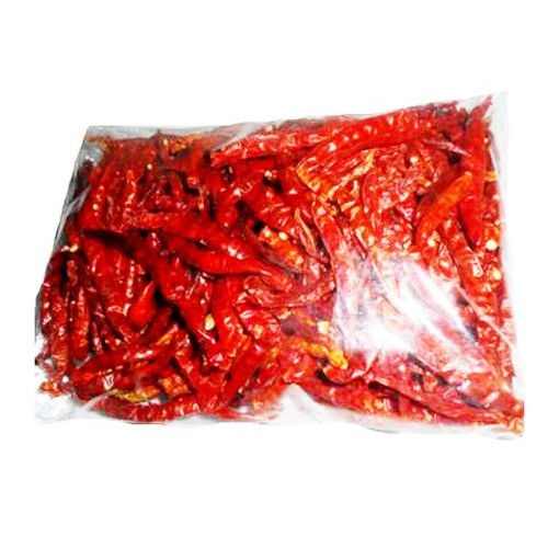 Thai Whole Dried Chile Peppers Very Hot 100g. Seed Jinda