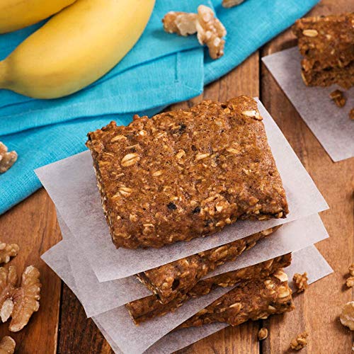 Corazonas Heartbar Oatmeal Square, Banana Walnut, 1.76 Ounce, 12