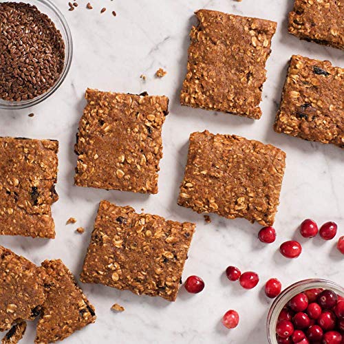 Corazonas Heartbar Oatmeal Square, Cranberry Flax, 1.76 Ounce P