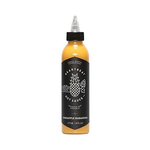 Heartbeat Hot Sauce- Pineapple Habanero, 6 Oz- Small Batch &Amp; Han