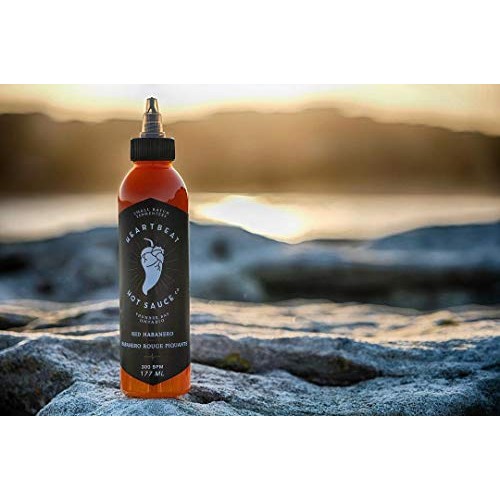 Heartbeat Hot Sauce - Red Habanero, 6 Oz. - Small Batch &Amp; Handma