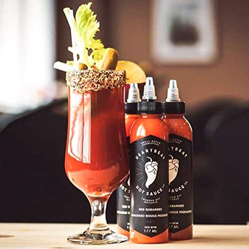 Heartbeat Hot Sauce - Red Habanero, 6 Oz. - Small Batch &Amp; Handma