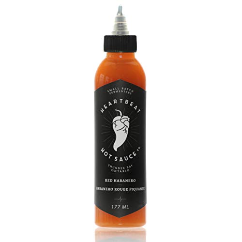 Heartbeat Hot Sauce - Red Habanero, 6 Oz. - Small Batch &Amp; Handma