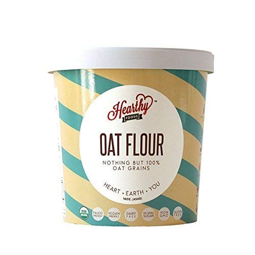 Hearthy Foods Delicious Oat Flour, Gluten Free, Non-Gmo, Sixteen