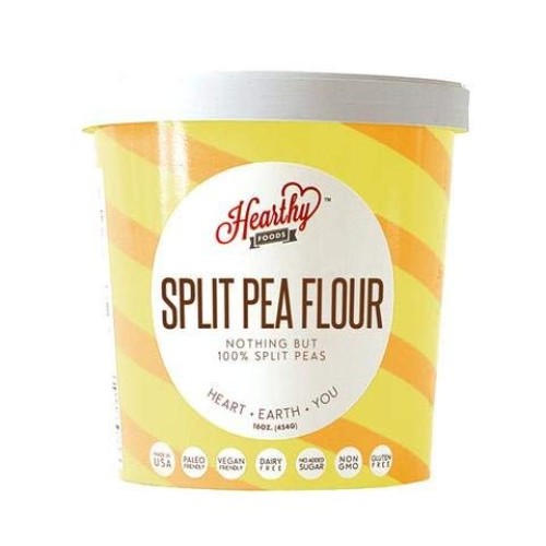 Hearthy Foods Delicious Split Pea Flour, Gluten Free, Non-Gmo, S