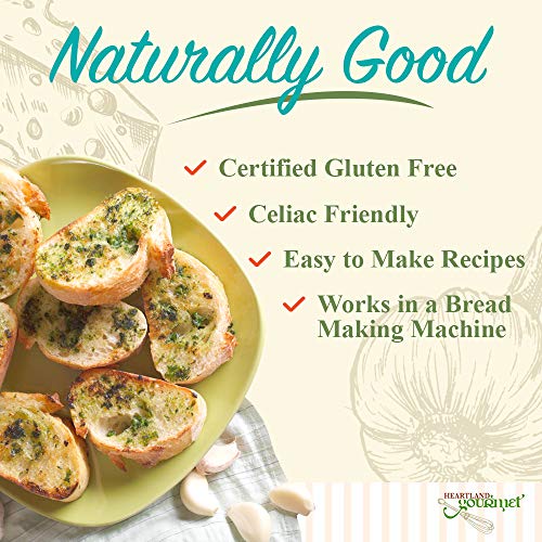 Heartland Gourmet Gluten Free Garlic Cheddar Bread Mix - Works I