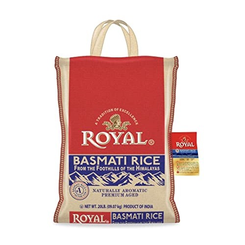 Indian Premium extra long minim 1 year aged White Basmati Rice 2...