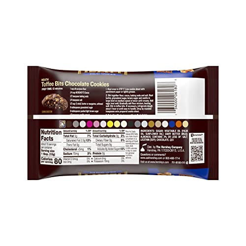 Heath Bits O Brickle Baking Chips, Toffee Bits, 8 Oz