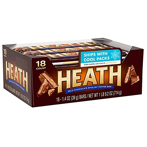 Heath Milk Chocolate English Toffee Candy, Bulk, 1.4 Oz. Bars 1