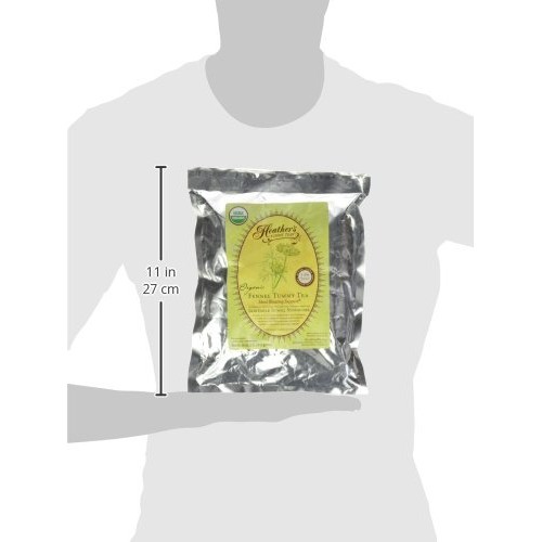 Heathers Tummy Teas Organic Fennel Tea For Ibs, 16 Ounce Loose