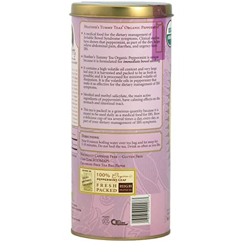 Heathers Tummy Tea Peppermint Tea Bags for Irritable Bowel Synd...