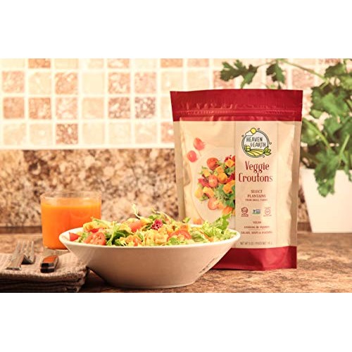 Heaven &Amp; Earth Veggie Croutons, 5Oz 3 Pack Gluten Free, Made F