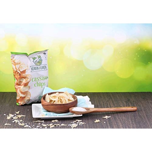 Heaven &Amp; Earth Cassava Chips, 5Oz 2 Pack Gluten Free, Non Gmo