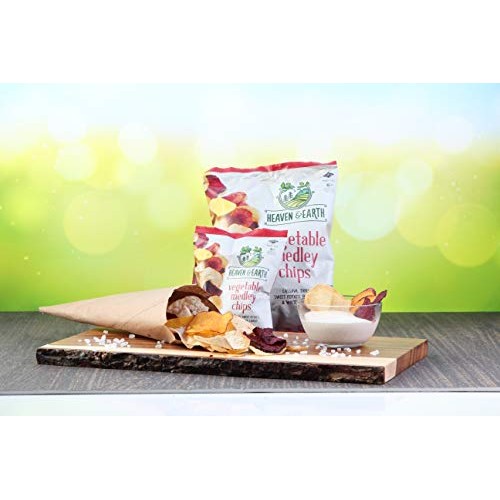 Heaven &Amp; Earth Veggie Chips, Vegetable Medley Chips, 5Oz 2 Pack
