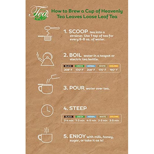 Heavenly Tea Leaves Organic Turmeric Ginger, Bulk Loose Leaf Her...