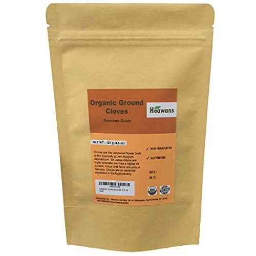 Heawans Organic Premium Grade Cloves Powder Resealable Pouch