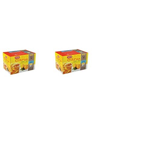 H‑E‑B Citrus Iced Tea Single Serve Cups 12 Ctpack Of 2 Total 24