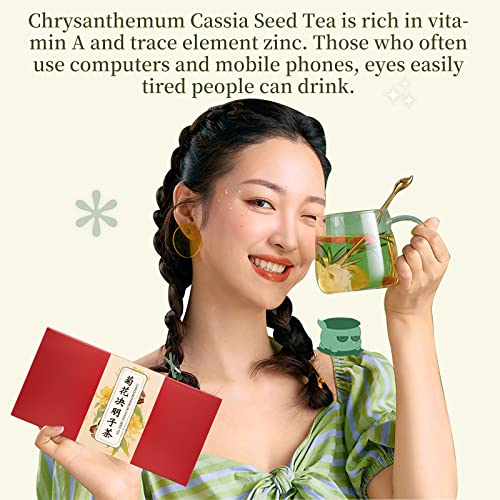 Hee Creek Chrysanthemum Cassia Seed Tea Bags 9.17oz/260g, Combin...