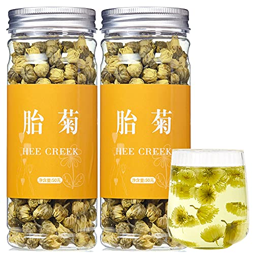 Hee Creek Chrysanthemum Flowers Bud Tea 3.53oz/100g Hang White C...