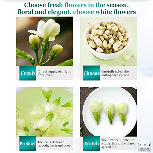 Hee Creek Jasmine Buds Dried Jasmine Flower Buds, 2.82oz 80g J...