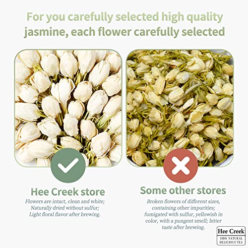 Hee Creek Jasmine Buds Dried Jasmine Flower Buds, 2.82oz 80g J...