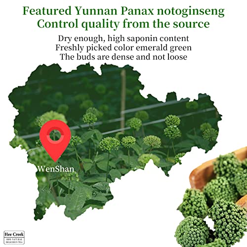 Hee Creek Panax Notoginseng Flower Tea 80g/2.8oz Chinese Herbal ...