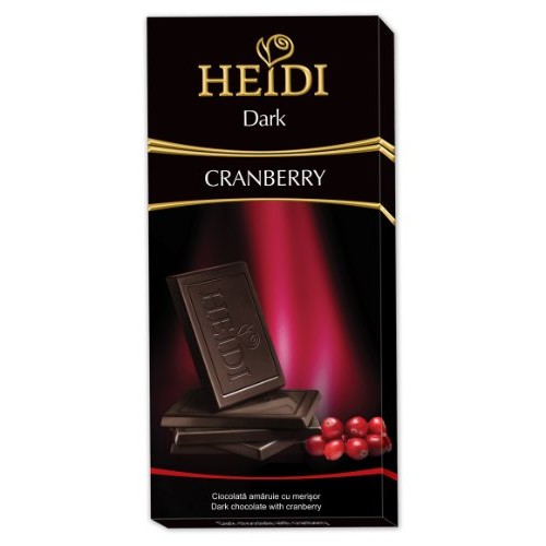Heidi Grand Or Cranberry Dark Chocolate Bar 80G 12-Pack