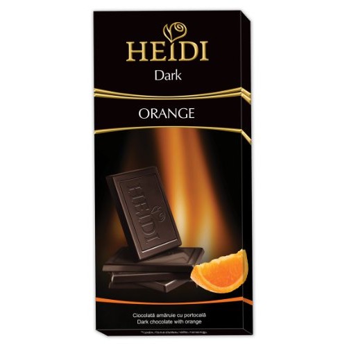 Heidi Orange Dark Chocolate 80G 10-Pack