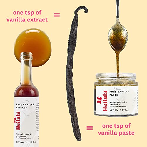 Vanilla Bean Paste And Pure Vanilla Extract For Baking Combo Pa