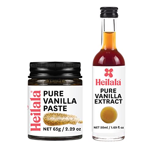 Vanilla Bean Paste And Pure Vanilla Extract For Baking Combo Pa