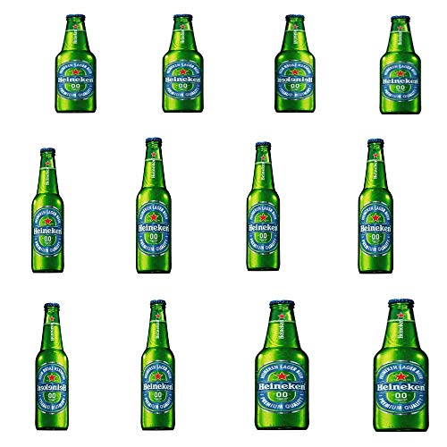 Heineken 0.0 Non-Alcoholic Beer Alcohol Free -- 12 Bottles
