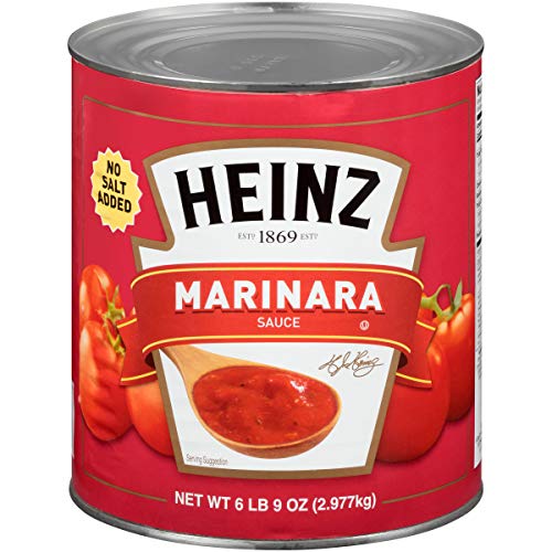 Bell Orto No Salt Added Marinara Sauce 105 Oz Cans, Pack Of 6