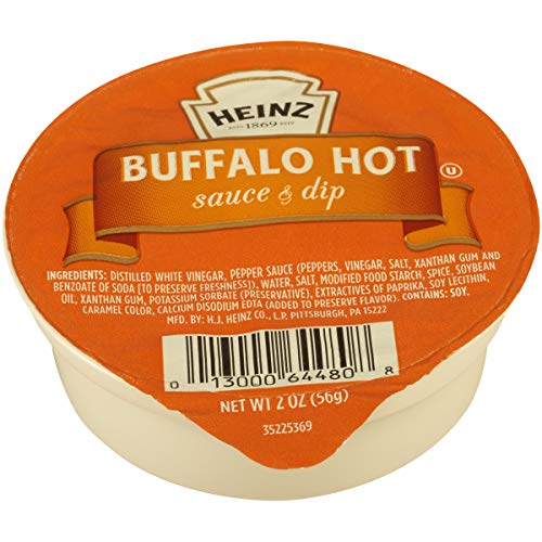Heinz Buffalo Hot Sauce 2 Oz Dunk Cup, Pack Of 60