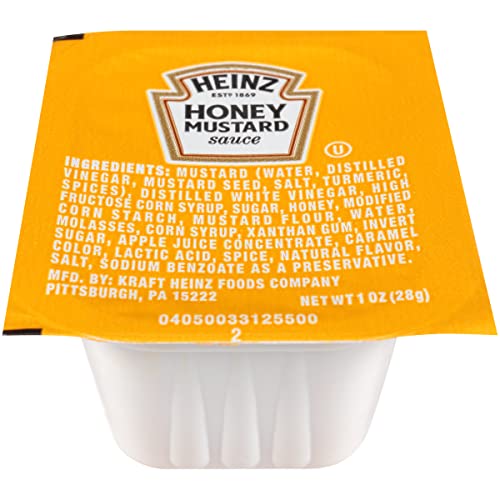 Heinz Honey Mustard Single Serve Packet 1 Oz Packets, Pack Of 100