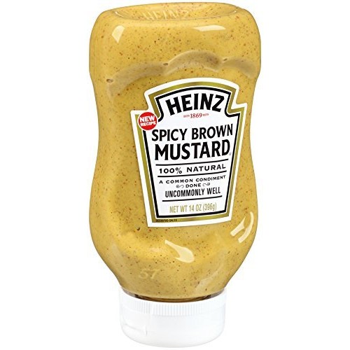 Heinz Spicy Brown Mustard, 14 Oz Package Of 2 - 14 Oz Bottles