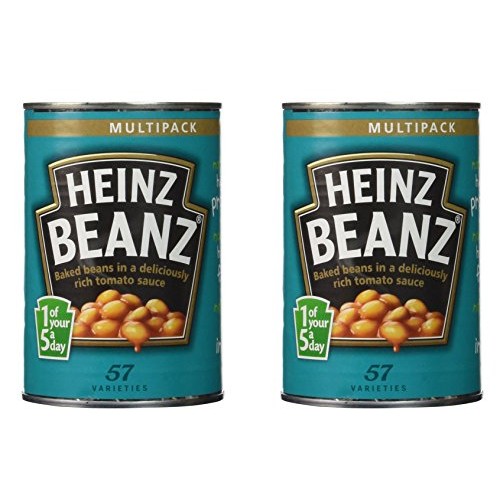 Heinz Baked With Tomato Sauce, 14.1-Ounce Tins, Pack Of 24