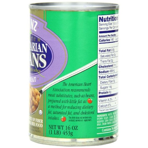 Heinz Beans, Vegetarian, 16 Ounce Pack Of 12