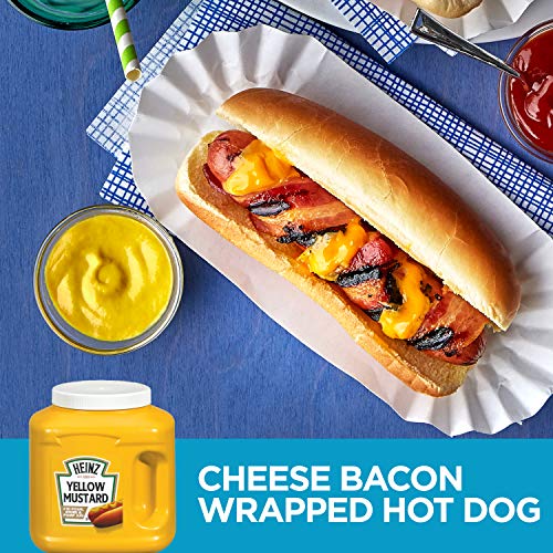 Heinz Bulk Yellow Mustard Jug 104 Oz Containers, Pack Of 6