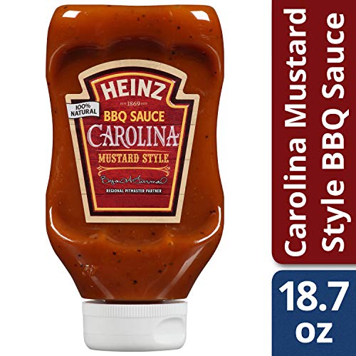 Heinz Carolina Mustard Style Bbq Sauce 18.7 Oz Bottles, Pack Of 6