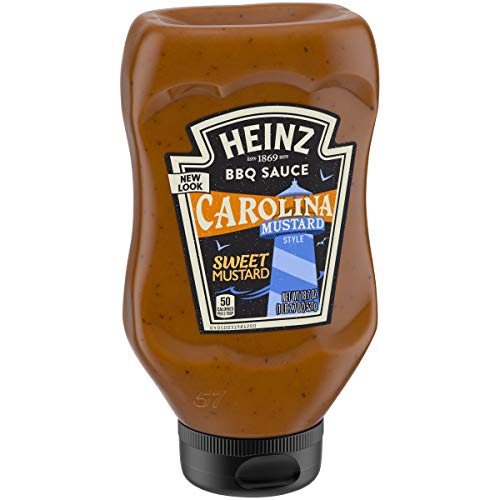Heinz Carolina Mustard Style Bbq Sauce 18.7 Oz Bottles, Pack Of 6