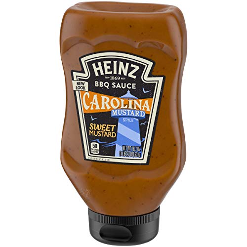 Heinz Carolina Mustard Style Bbq Sauce 18.7 Oz Bottles, Pack Of 6