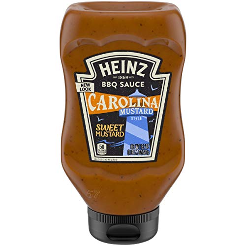 Heinz Carolina Mustard Style Bbq Sauce 18.7 Oz Bottles, Pack Of 6