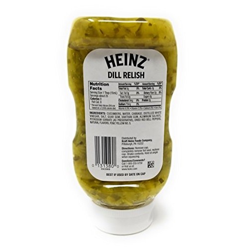 Heinz Dill Relish, 12.7 Ounce Bottles Pack Of 3