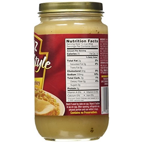 Heinz Home Style Roasted Turkey Gravy 12 Oz