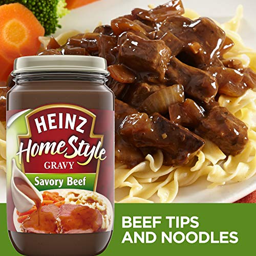 Heinz Homestyle Savory Beef Gravy 12 Oz Jars, Pack Of 12