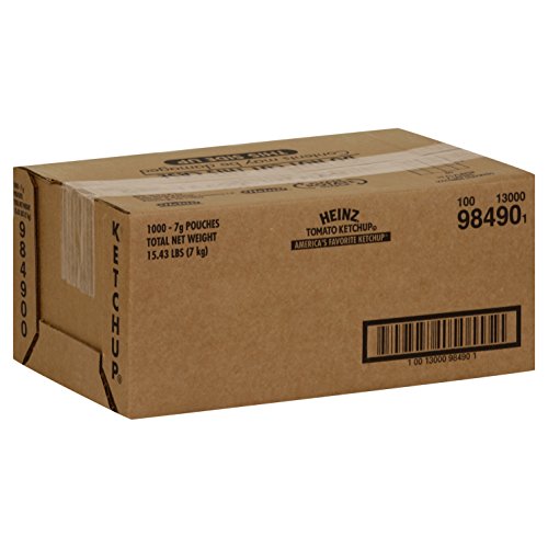 Heinz Ketchup Single Serve Packet 0.25 Oz Packets, Pack Of 1000