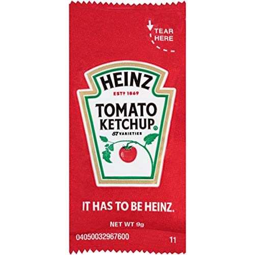 Heinz Ketchup Single Serve Packet 0.3 Oz Packets, Pack Of 200 Heinz Ketchup Single Serve Packet 0.3 Oz Packets, Pack Of 200