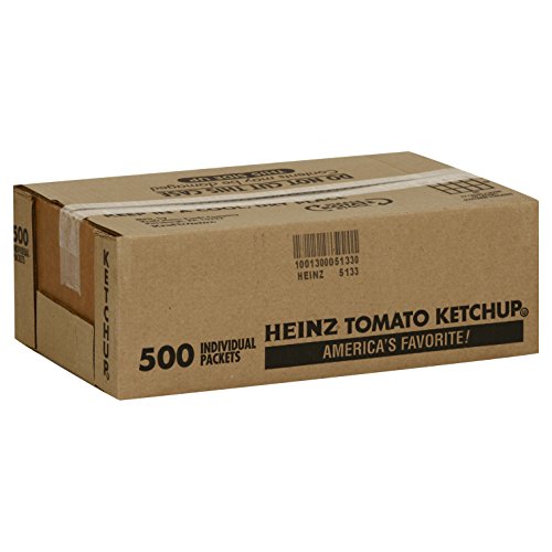 Heinz Ketchup Single Serve Packet 0.39 Oz Packets, Pack Of 500