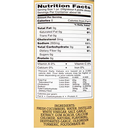 Heinz Kosher Dill Pickle Hamburger Cut Slices #10 Can 99 Fl Oz