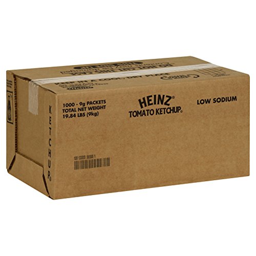 Heinz Low Sodium Ketchup Single Serve Packet 0.3 Oz Packets, Pa